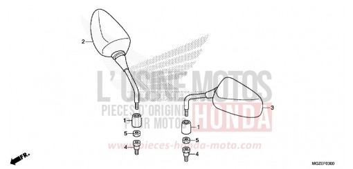 MIROIR CB500FAD de 2013